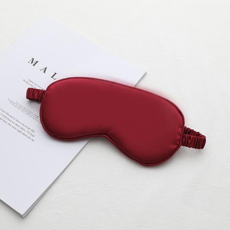 Double-Sided Simulation Silk Blackout Eye Mask Sleep Elastic Travel Lunch Break Eye Masks