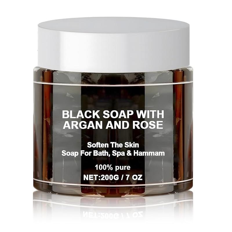 Morocco Black Soap With Argan And Rose, Zawina Morocco Black Beldi Soap, Zawina Moroccan Black Soap