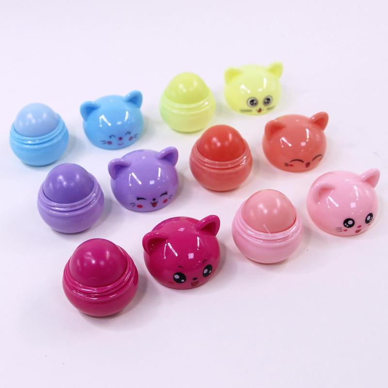 Cute Cat Design Lip Balm, Moisturizing Lip Skincare Balm, Hydrating Moisture Product, Suitable for All Occasions Lip Makeup, Makeup Accessories