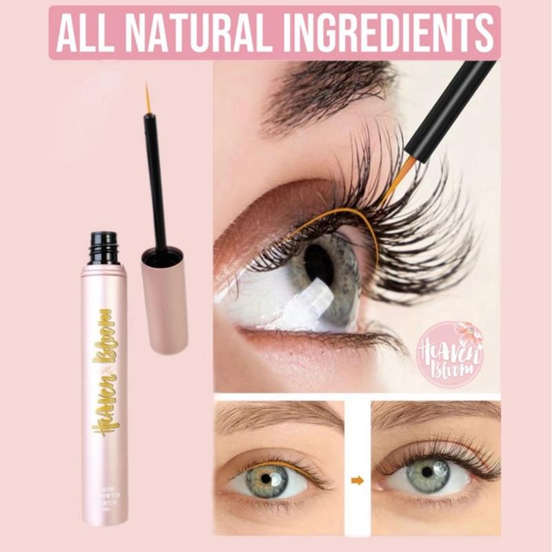 Eyelash Growth Serum 3ML to Grow Thicker, Longer Lashes, 100% organic, natural, no irritation.  Herbal Vegan