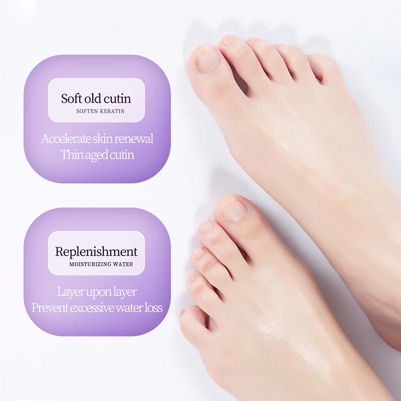 Foot Peeling Mask | Skin Care Pedicure Foot spa - Foot Mask & Foot Callus Remover with Aloe Vera Extract for Baby Soft Skin | Woman & Man | Remove Dead Skin, Cracked Feet & Callus | Lavender (10 Pairs)