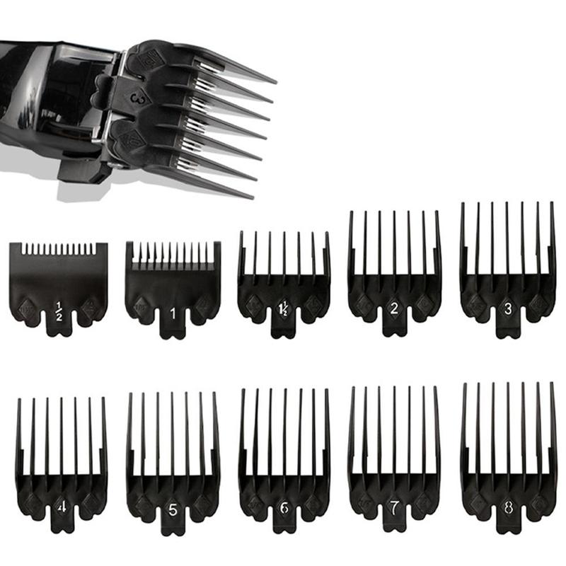 Hair Clipper Limiter Comb Set, 10pcs set Hair Clipper Limit Comb, Professional Hair Clipper Limit Comb Set, Suitable for Many Sizes Hair Trimmer