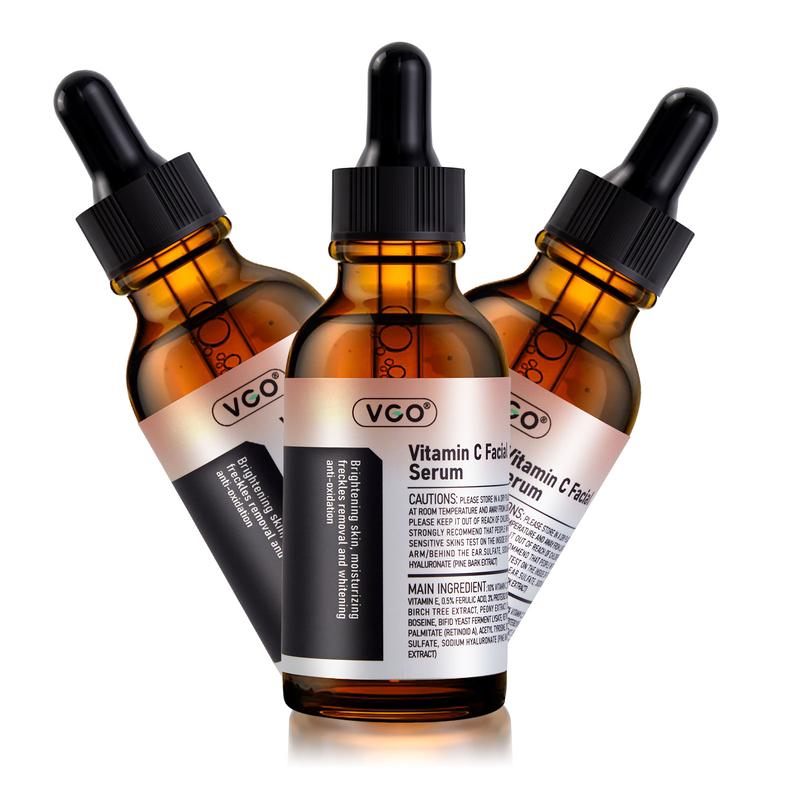 VGO Vitamin C Facial Serum Essence, 30ml   60ml Comfort Skincare Face Serum, Gentle Serum Vitamina C Cream-A Daily Cleanser-B3 Skin Repair Cleansing Facial Wash vitamin c face serum vitamin c serum  vitamin c para la cara Essence Serum