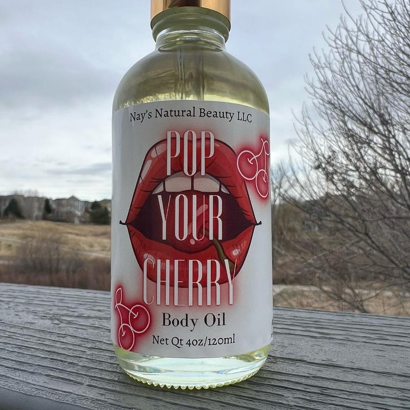 Pop Your Cherry Scented Body Oil a fruity scent with a cherry base