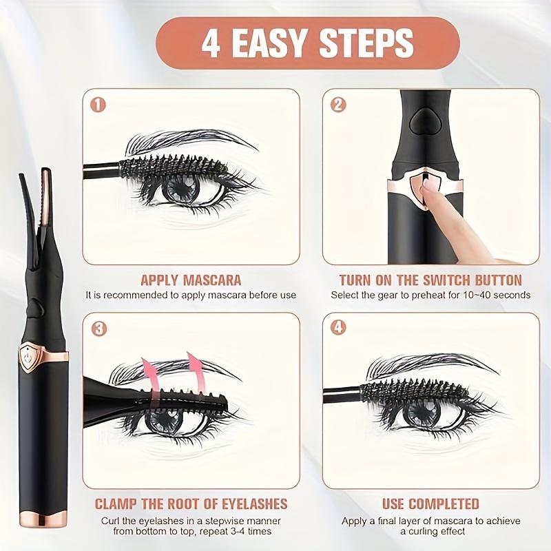 Female Eyelash Curler, Electric Eyelash Curler, Heated, Rechargeable, Long-lasting, Convenient And Portable, New Styling Curler