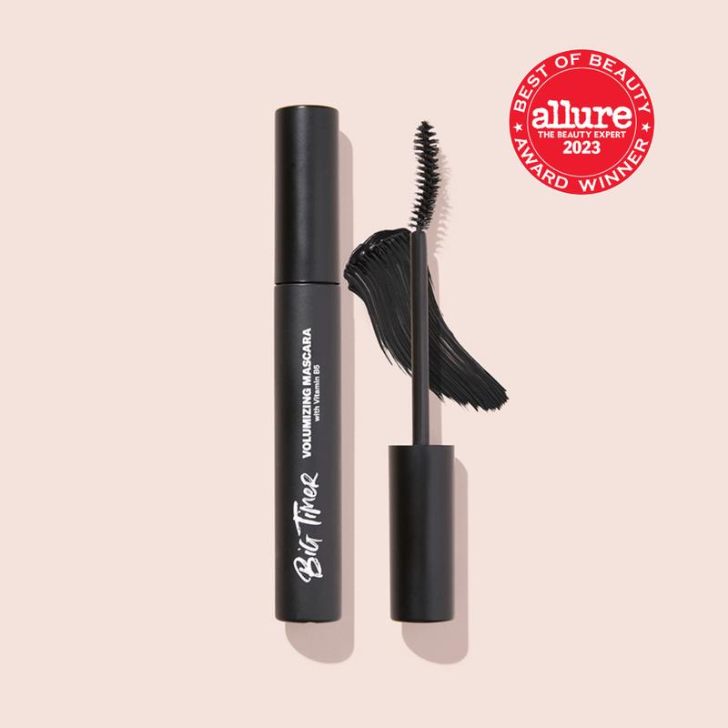 The Lip Bar, Big Timer Volumizing Mascara for Bold and Defined Lashes - 1 Pack