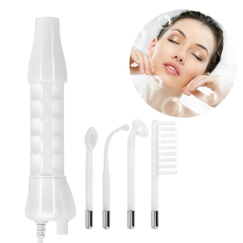 4 in 1 High Frequency Electrode, 1 Box Face Massager, Professional Facial Massage Tool for Women & Men