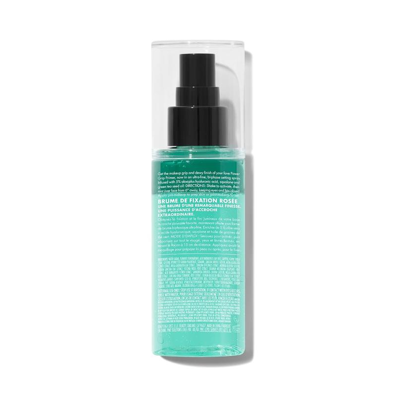 e.l.f. makeup Power Grip Dewy Setting Spray, Ultra Fine Mist Made With Hyaluronic Acid, Grips Makeup For A Hydrated, Dewy Finish, Vegan & Cruelty-Free