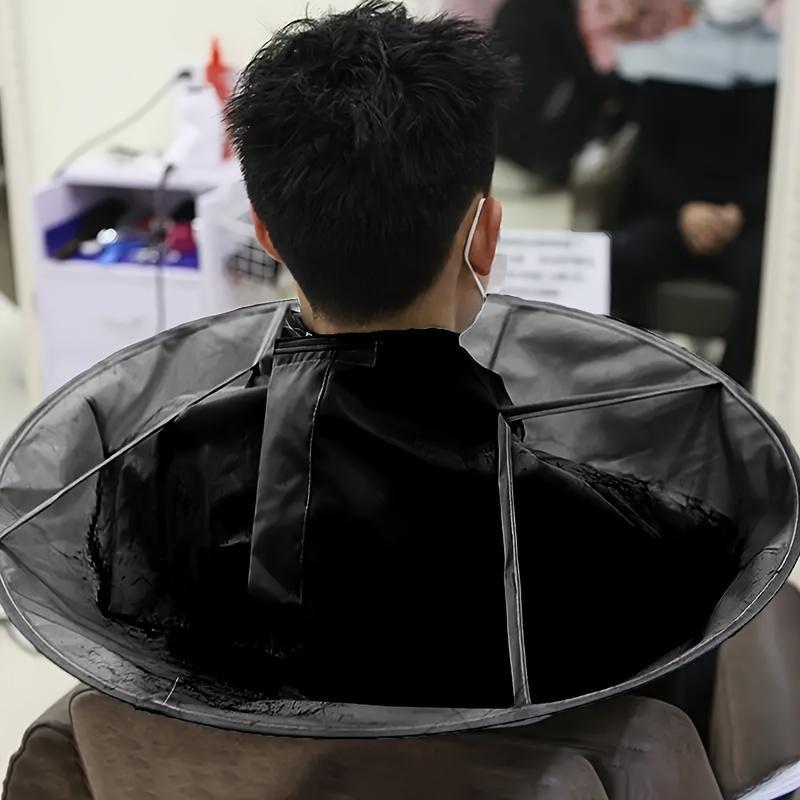 Hair Cutting Cape, Hair Cut Cape, Professional Black Cape for Haircut, Salon Barber Cape, Barber Haircut Cape, Barbershop Cape, Christmas Gift