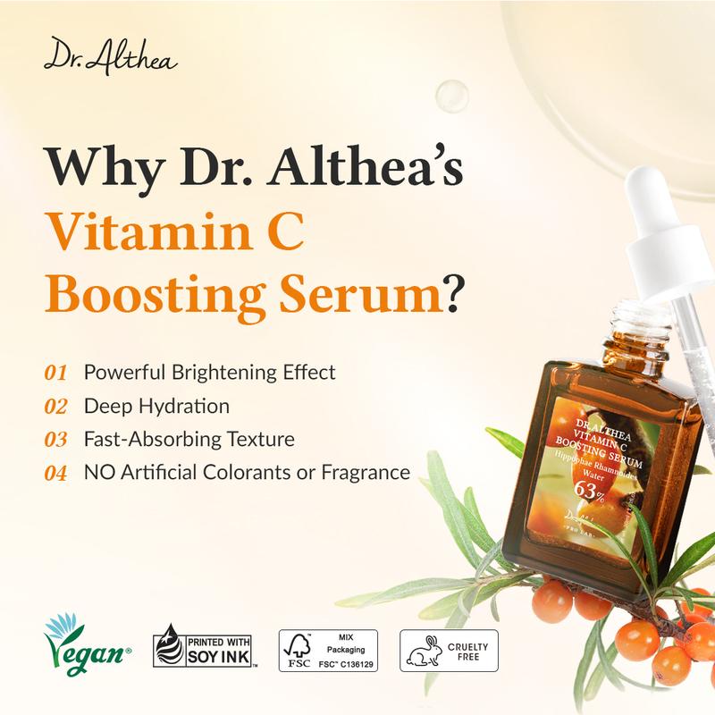 [Dr.Althea Official] Vitamin C Boosting Serum RENEWED | Daily Vitamin C Serum with TRANEXAMIC ACID | Helps Remove Dark Spots & Uneven Skin Tone | Korean Vegan Skincare