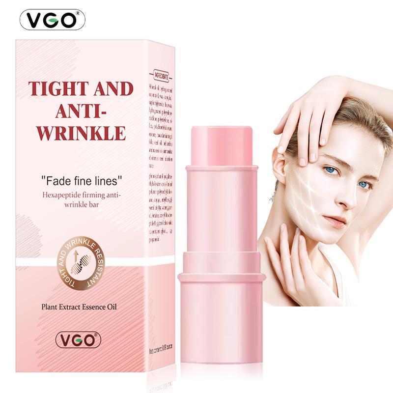 VGO Wrinkle Remover Sticks - Reduces Fine Lines, Moisturizes and Locks in Water - 0.19 oz Moisturizer Skincare - Skin Repair, Comfort Smooth Cleansing