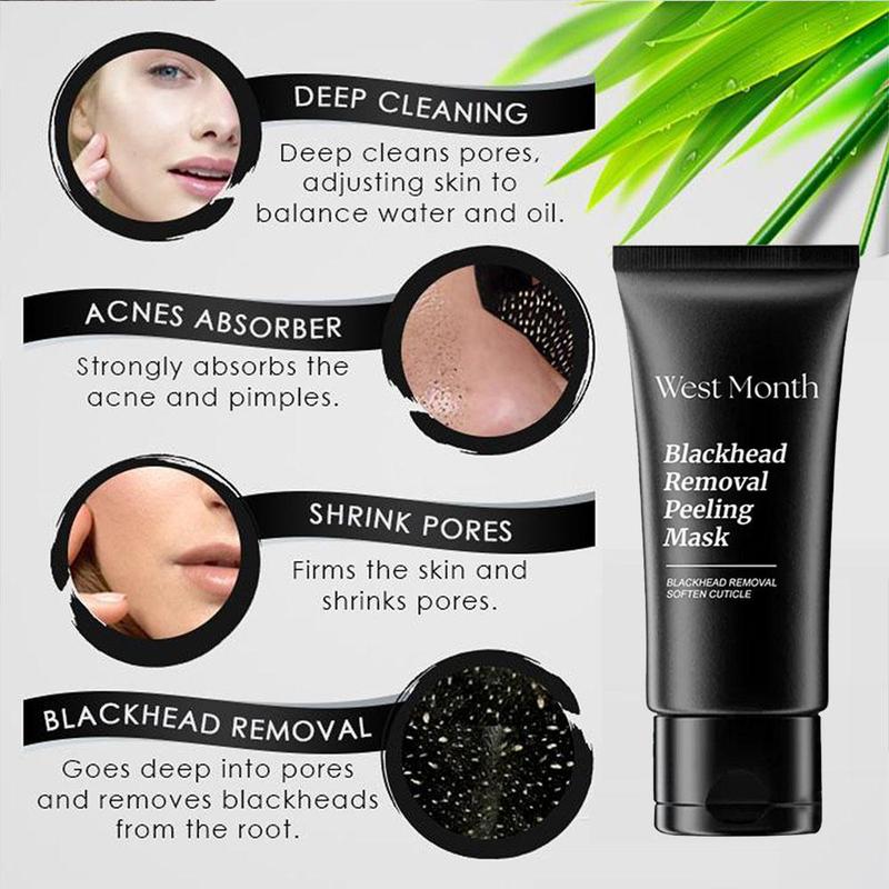 Moisturizing Blackhead Remover Mask, 1 Count Deep Cleansing Nose Pores Cleaning Mask, Nose Blackhead Remover Stick, Face Korean Skin Care  Products