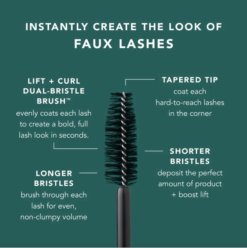 Liquid Lash™ Volumizer Mascara for Bold and Defined Lashes - Makeup Cleanser Eyelash Gel Synthetic