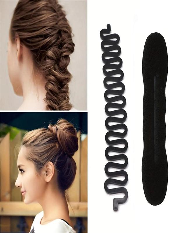 6pcs Hair Styling Accessories Kit, Bun Maker Hair Braid Tool for Making Diy Hair Style, Magic Hair Twist Styling Accessories for Girls and Women