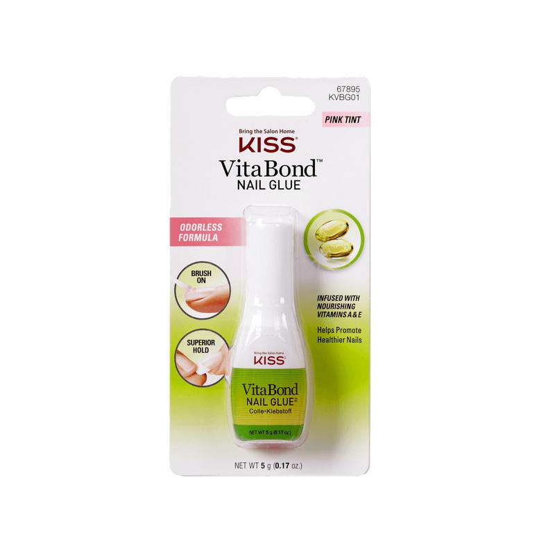 KISS VitaBond Brush-On Nail Glue - 5g (0.17 oz.)