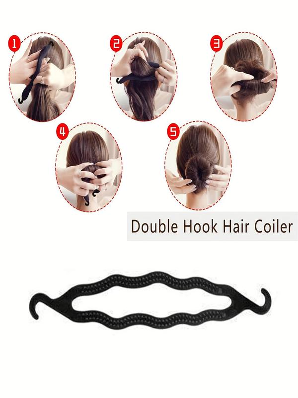 6pcs Hair Styling Accessories Kit, Bun Maker Hair Braid Tool for Making Diy Hair Style, Magic Hair Twist Styling Accessories for Girls and Women