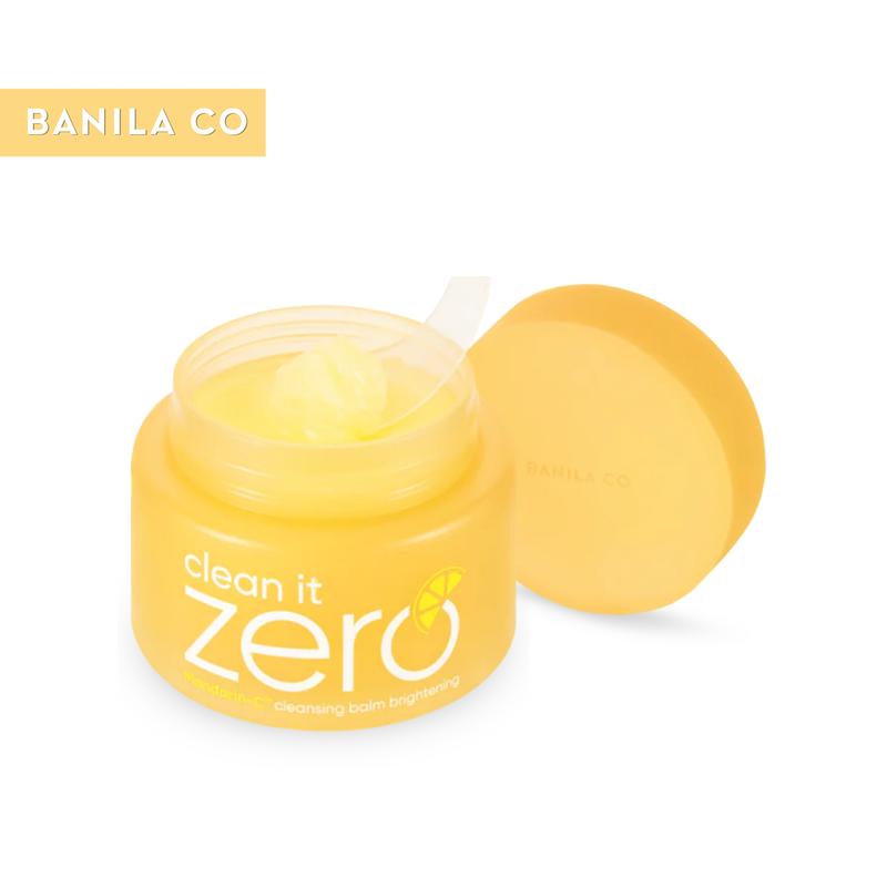 Clean it Zero Mandarin-C Cleansing Balm Brightening, Hypoallergenic Vegan Facial Cleanser