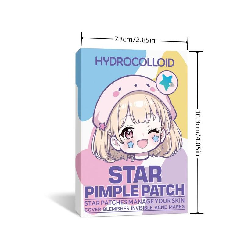 Star Pattern Acne Patches, 240pcs box Hydrocolloid Acne Cover Stickers, Facial Acne Care Products for Women & Girls