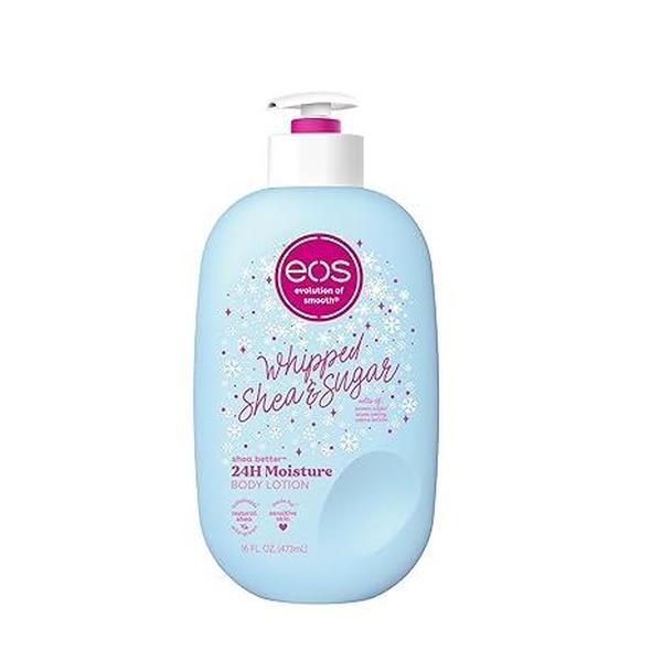 EOS Shea Better Holiday Body Lotion- Whipped Shea & Sugar, Limited-Edition Skincare, 24-Hour Moisture, Whipped Shea & Sugar