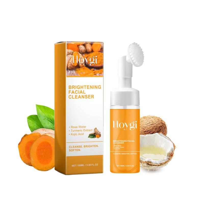 Turmeric Face Cleanser, Gentle Moisturizing Exfoliate Facial Cleanser, Daily Skincare Product