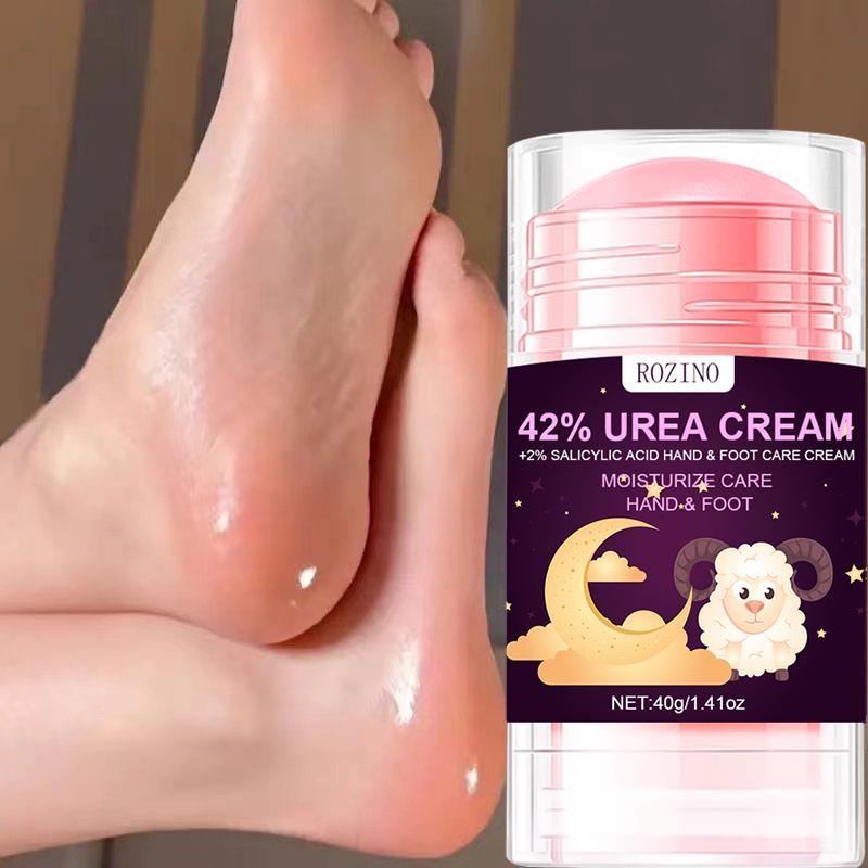 40g 42% Urea & 2% Salicylic Acid Hand & Foot Cream, Moisturizing Personal Care Stick for Hand and Foot, Back To School Portable Moisturizer for Dry Cracked Hands and Feet Skin