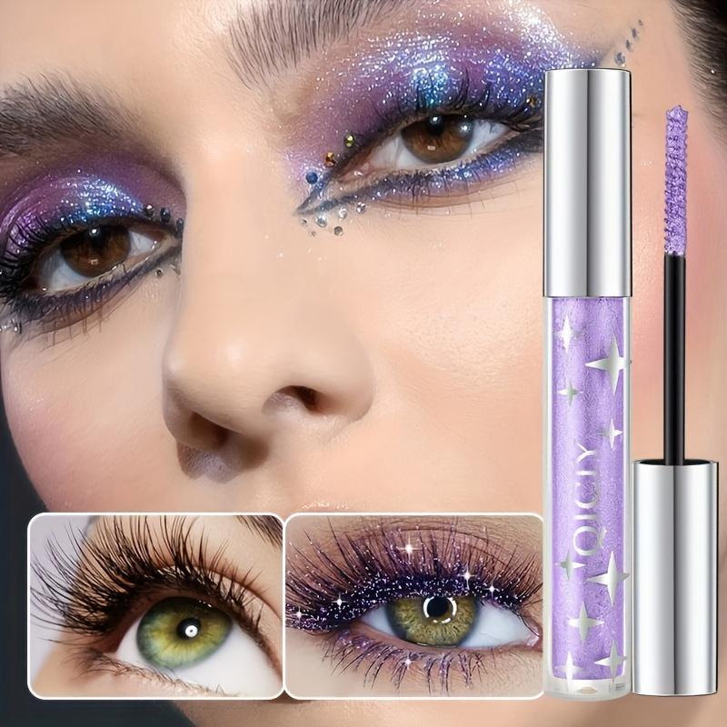 DISHALI Sparkling Mascara - Waterproof, Smudge-Proof with 3 Glitter Effects for Long-Lasting, Volumizing Lashes, Suitable for All Skin Types