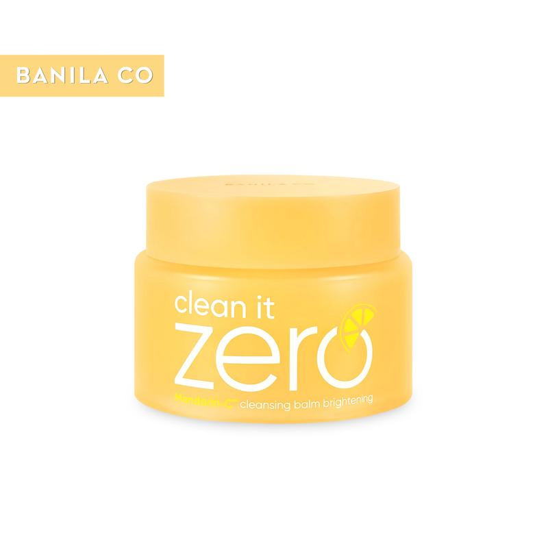 Clean it Zero Mandarin-C Cleansing Balm Brightening, Hypoallergenic Vegan Facial Cleanser