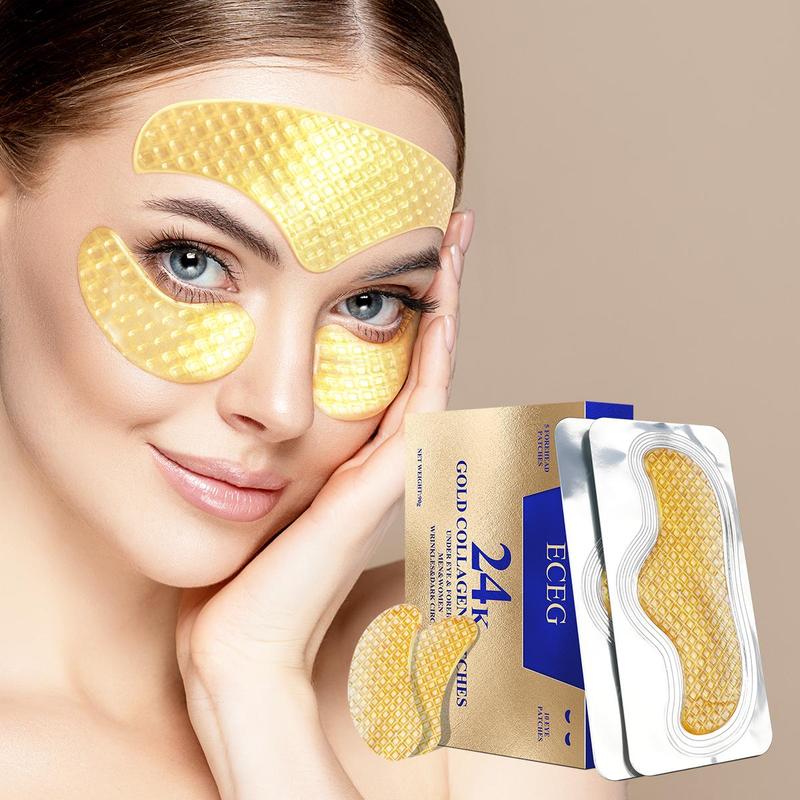 Moisture Comfort 24k Gold Skincare Eye Patch, Collagen Moisturizing & Hydrating Facial Patch, Professional Skin Care Product