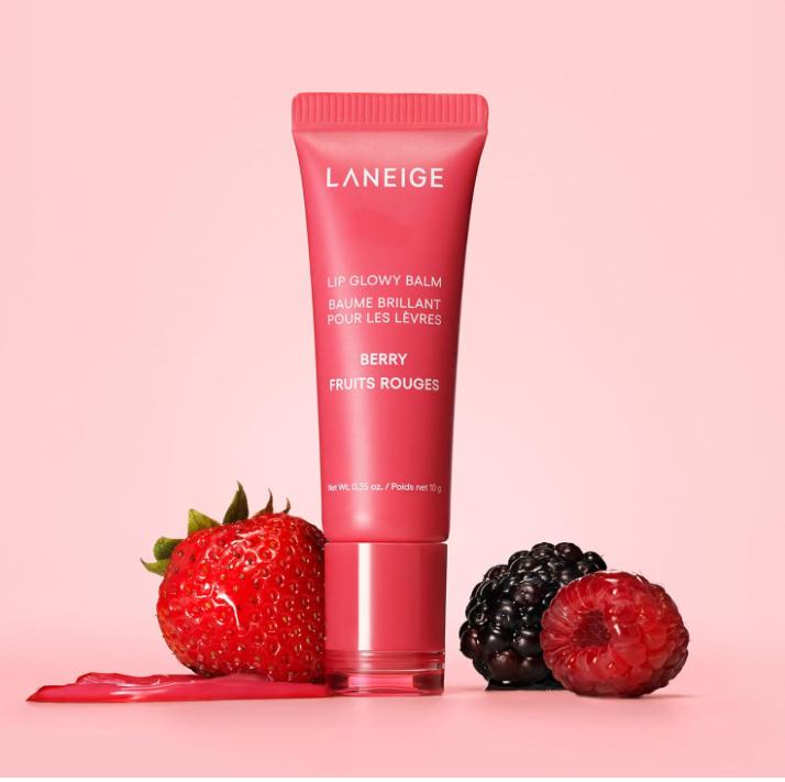 LANEIGE Lip Glowy Balm Hydrate, Glossy, Lightweight, Moisturize & Tint with Shea Butter