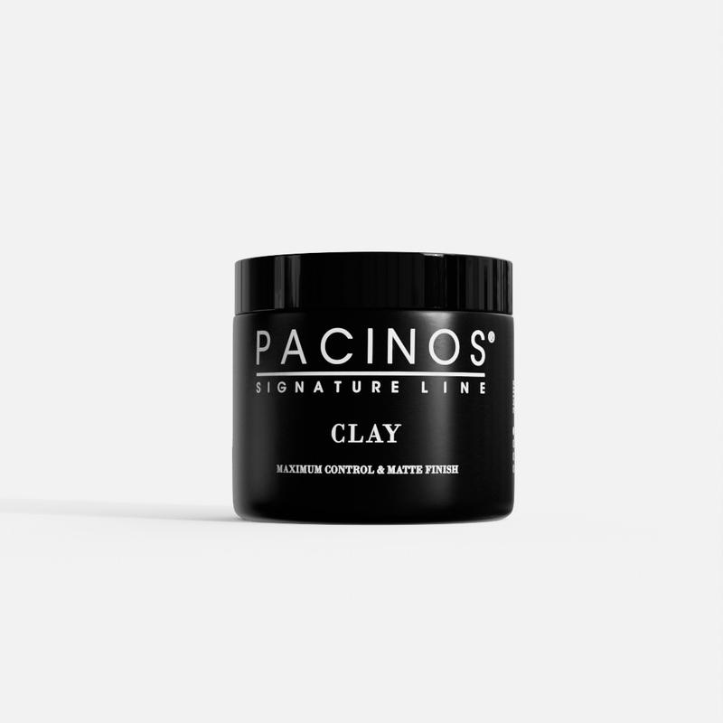 Pacinos Clay - Maximum Control & Natural Finish No Shine, Medium High Hold