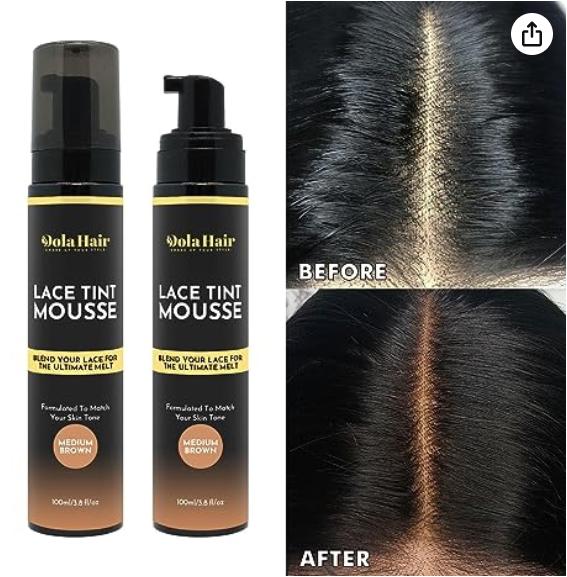 Dolahair Lace Glue Kit Lace Tint Mousse Wig Glue Kit Lace For Front Wig Install Melting Spray Waterproof Wig Glue