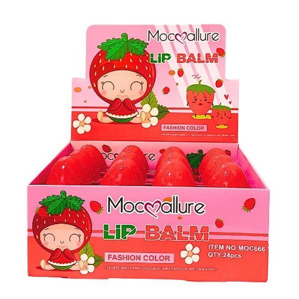 (1) Strawberry balsamo- Moisturizing Gloss for Smooth Lips Balm