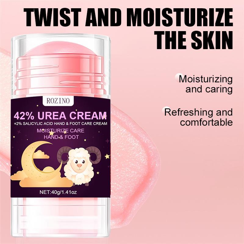 40g 42% Urea & 2% Salicylic Acid Hand & Foot Cream, Moisturizing Personal Care Stick for Hand and Foot, Back To School Portable Moisturizer for Dry Cracked Hands and Feet Skin