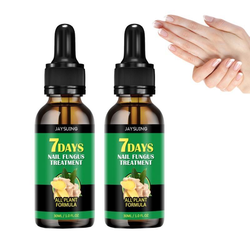 Nail Serum, 2 Counts set Ginger Extract Nail Essence, Nail Strengthening Serum, Nourishing Nail Care Product for Women & Men