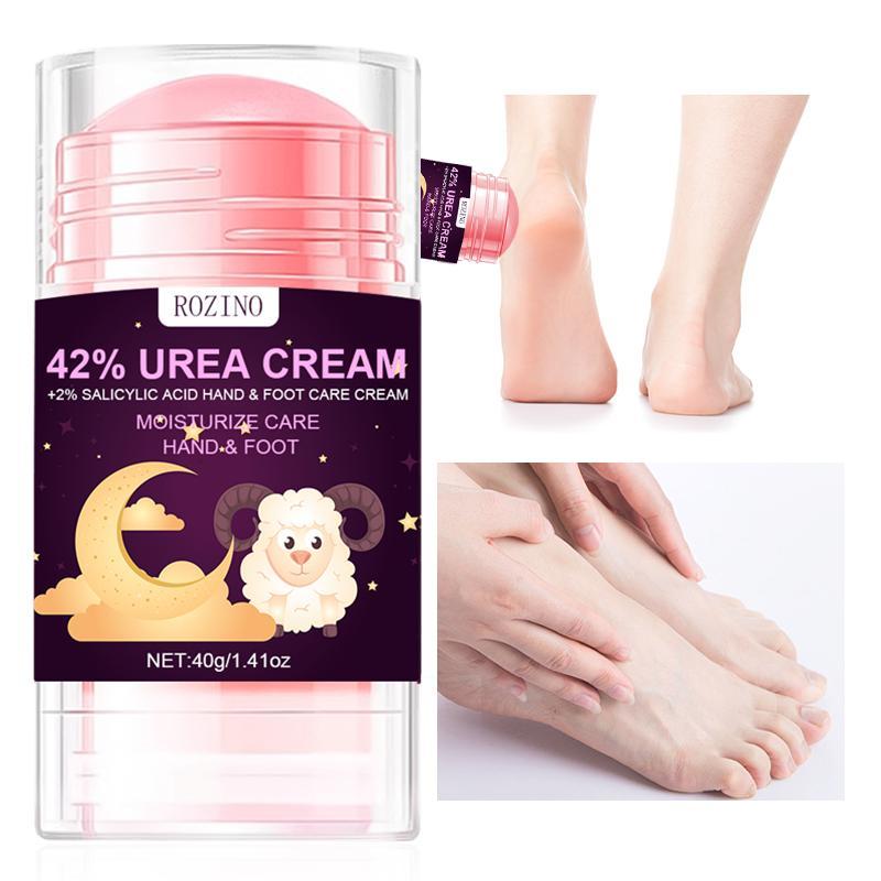 40g 42% Urea & 2% Salicylic Acid Hand & Foot Cream, Moisturizing Personal Care Stick for Hand and Foot, Back To School Portable Moisturizer for Dry Cracked Hands and Feet Skin