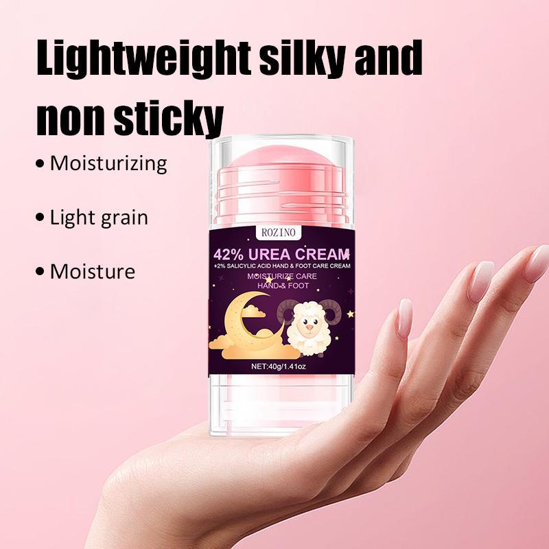 40g 42% Urea & 2% Salicylic Acid Hand & Foot Cream, Moisturizing Personal Care Stick for Hand and Foot, Back To School Portable Moisturizer for Dry Cracked Hands and Feet Skin