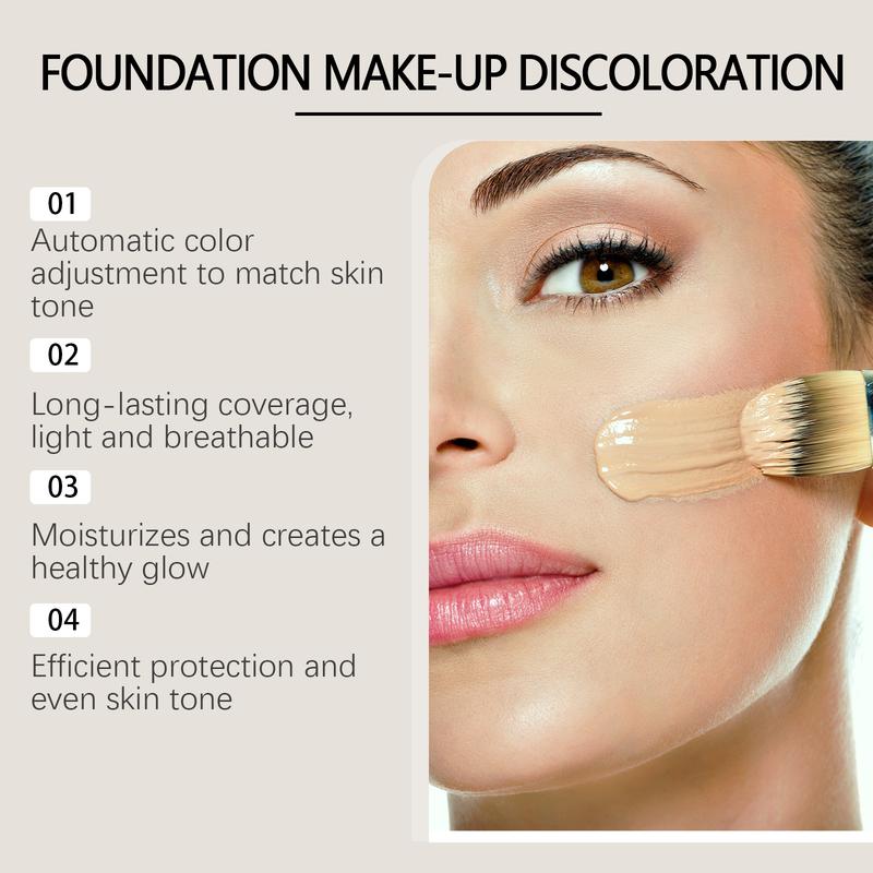 Moisturizing Warm Change Concealer Liquid Foundation Moisture Hydrate Cosmetic Hydrating Makeup Moisturizer Hydrating Makeup