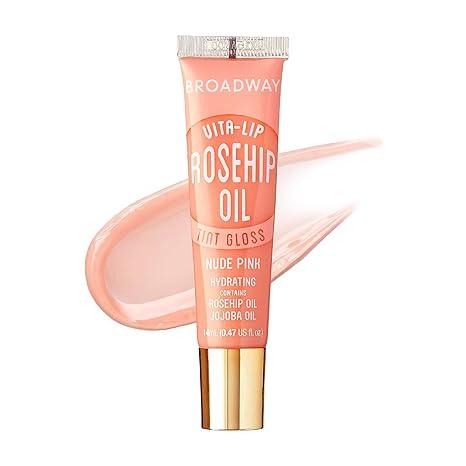 Ruby Kisses Broadway Lip Gloss Vita-Lip Tinted Lip Gloss, non sticky formula, long lasting, moisturizing, soothing, glossy lip gloss, coconut oil.