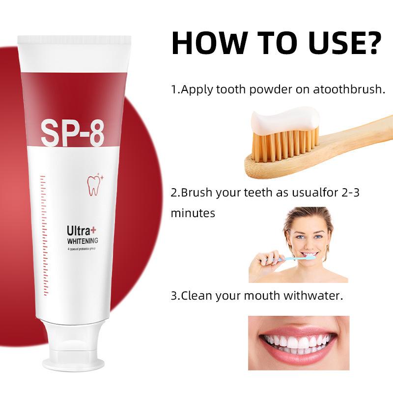 AstraGlow SP-8 Probiotic Whitening Toothpaste for Oral Health