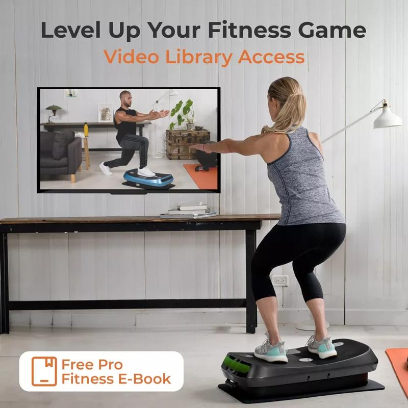 Lifepro Rumblex 4D Vibration Plate - Whole Body Vibration Therapy with 3 Powerful Motors and 4 Customizable Vibrations