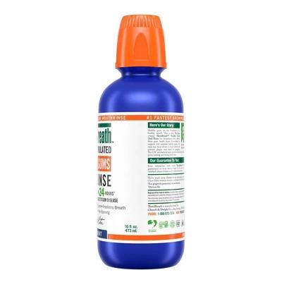 TheraBreath Healthy Mouthwash Rinse Mint - 16 fl oz