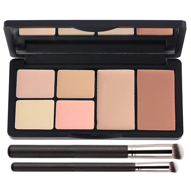 Cosmetic 6-in-1 Concealer Palette (2#) - Professional Flawless Look!