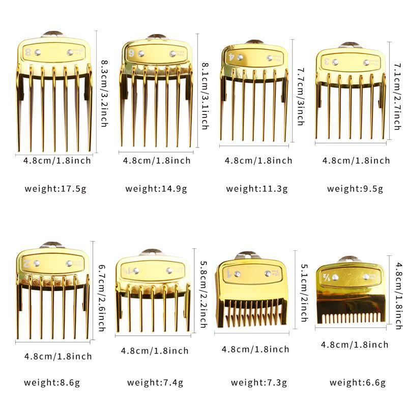 Hair Clipper Comb Set, 1 Set Hair Clipper Comb, Professional Hair Clipper Combs Guides, Hair Clipper Replacement Guards Set, Summer Gift, Hair Styling Tools