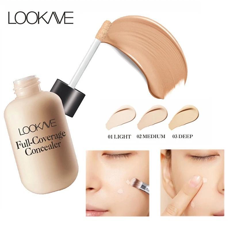 Long Lasting Lightweight Liquid Concealer, 1 Count Full Coverage Flawless Makeup Concealer, Makeup Accessories