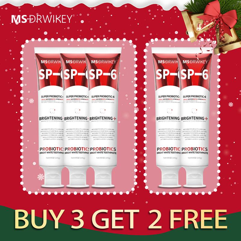 「HOT！」 MSDRWIKEY Sensitive Teeth & Cavity Protection Toothpaste, Cool Mint Flavor, 4.9oz | Christmas Stocking Stuffers