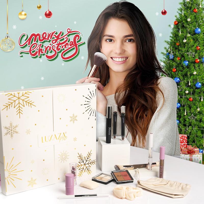 LUXAZA PRO Christmas Makeup Gift Box Set