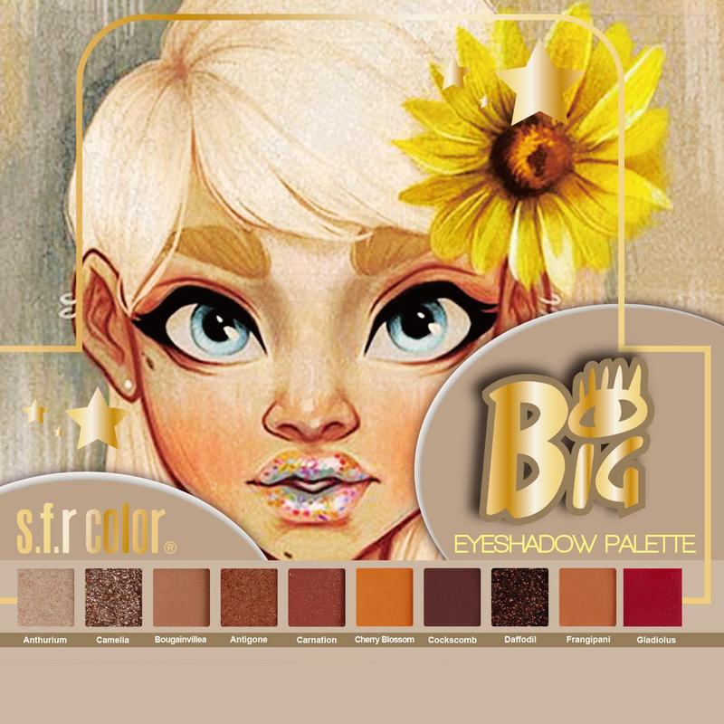 10 Color Matte & Shimmer Eyeshadow Palette, Long Lasting Shimmering Eye Shadow, High Pigmented Blendable Eyeshadow Powder, Colorful Eye Makeup Products