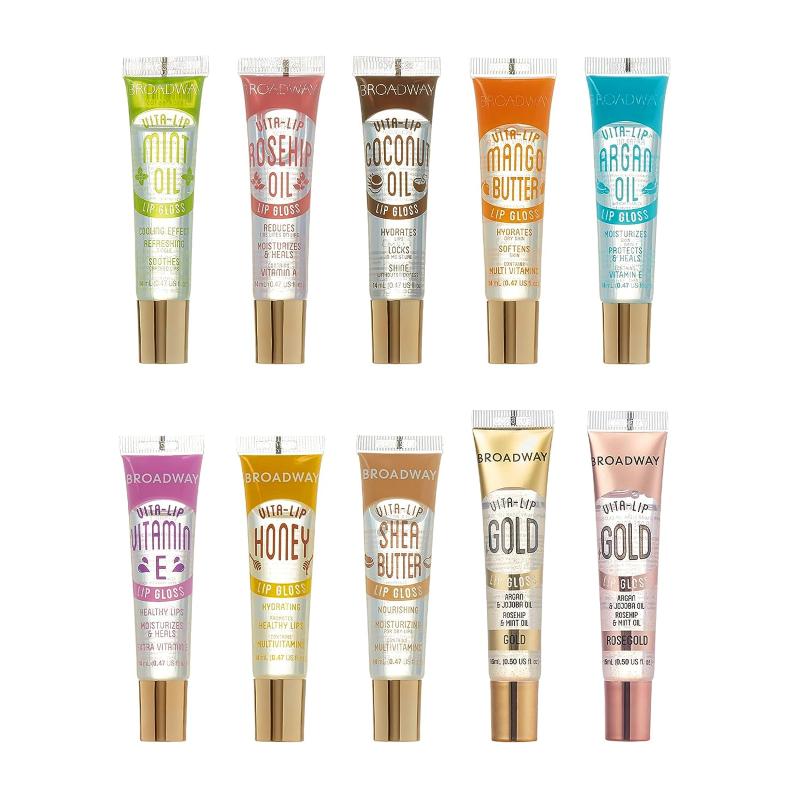 Broadway Vita-Lip Clear Lip Gloss Glossy Lipstick