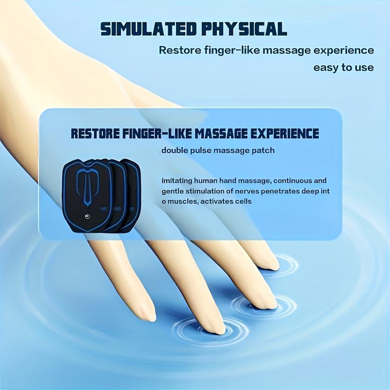 8-point Digital Massager, 1 Set USB Powered Electronic Pulse Massager, Muscle Stimulator for Muscle Relaxation