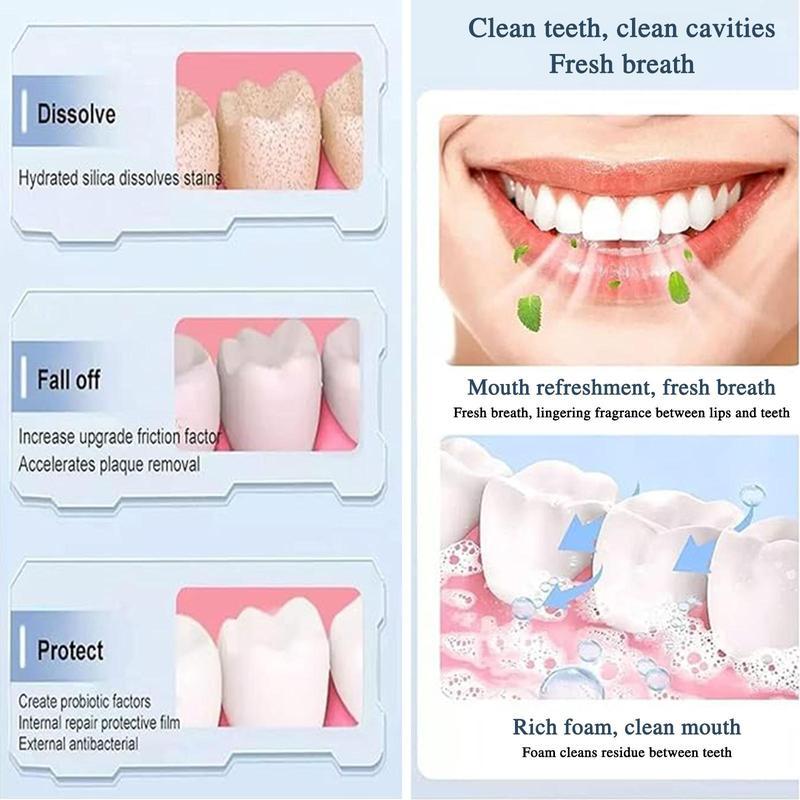 HUADU AKCMINS Whitening Toothpaste, Nanotechnology Ingredient, Anti Plaque, Fresh Breath, Oral Well healthy toothpaste